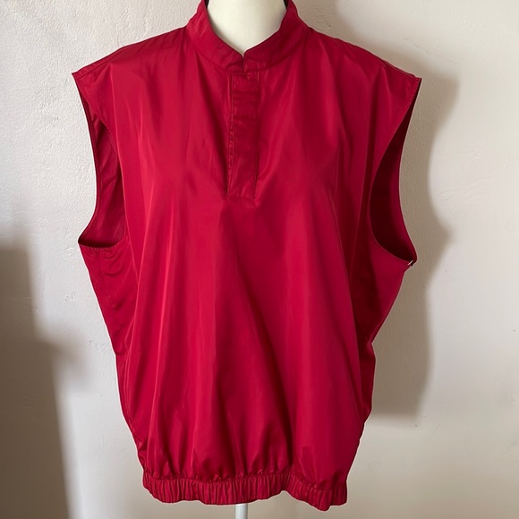 FOOTJOY Red Golfing Pullon Vest, Size Large - Picture 1 of 10